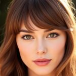 bangs for heart shaped faces