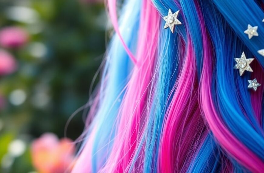 bold and colorful hairstyles