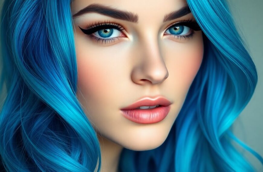 bold blue hair inspiration