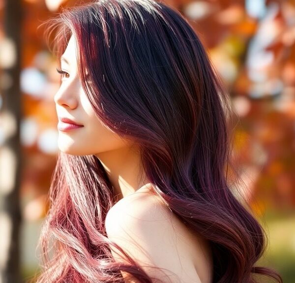 bold burgundy hair inspiration