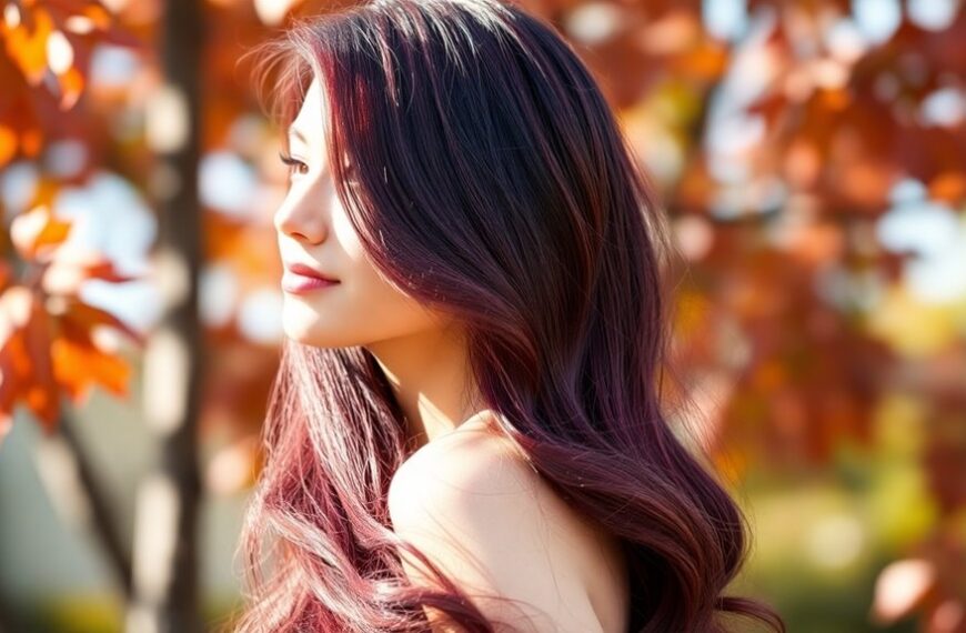 bold burgundy hair inspiration