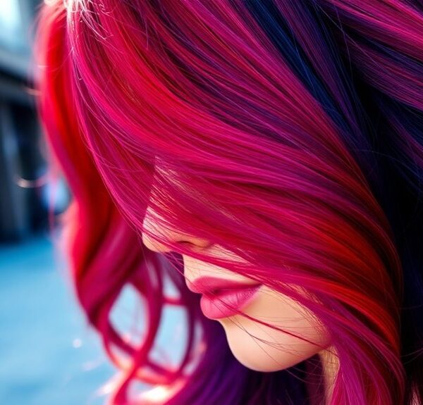 bold ombre for black hair