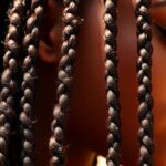 chic cornrows with beads