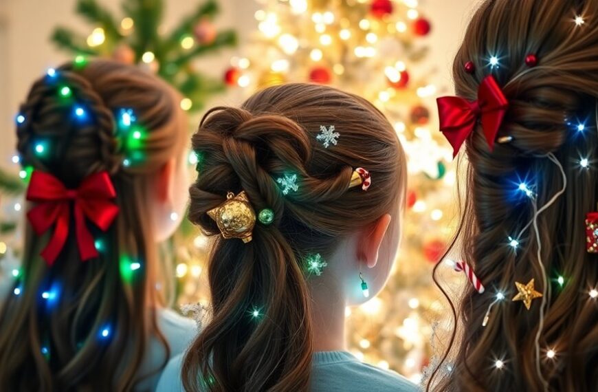 creative holiday hair ideas