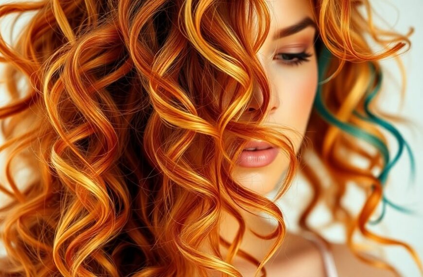 curly hair color ideas