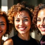 curly hairstyles for round faces