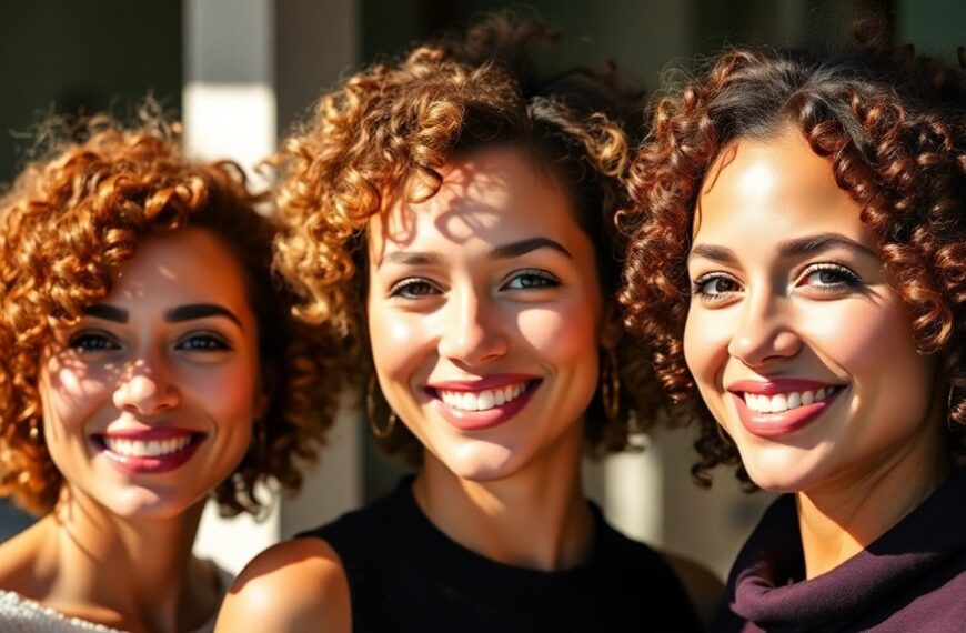 curly hairstyles for round faces