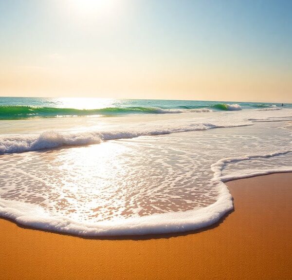 effortless summer beach waves