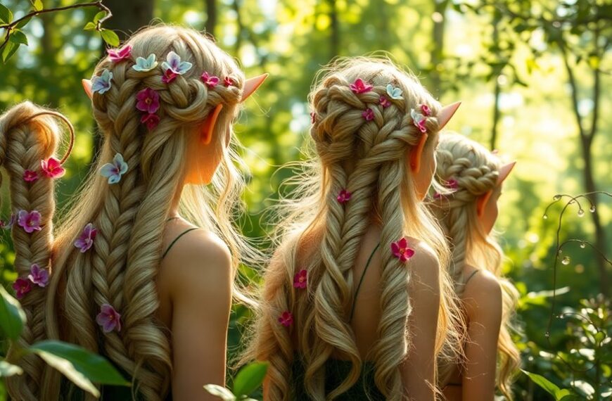 enchanted elf hairstyle inspiration