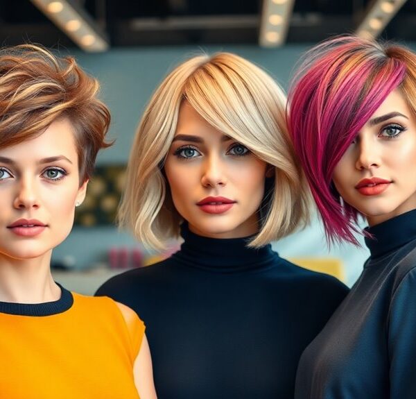 flattering short hairstyles round faces