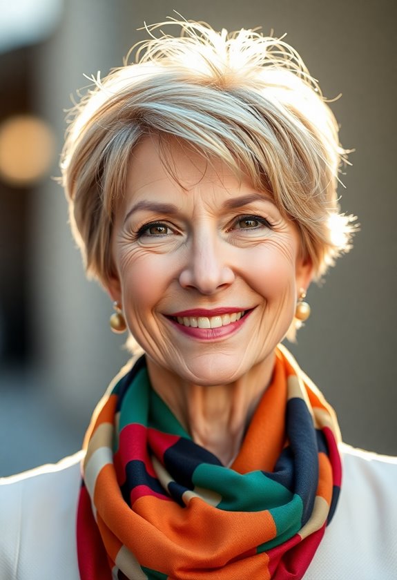 fringe laden playful pixie