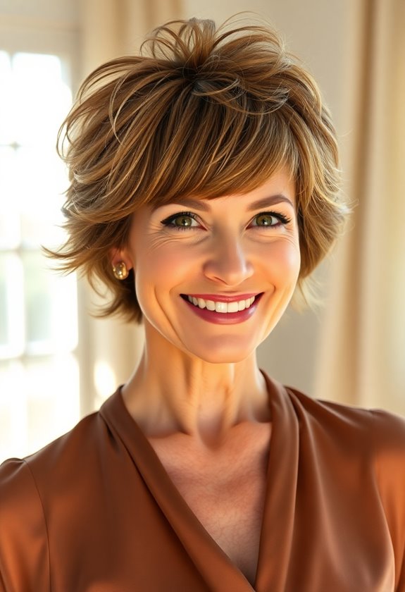 gentle wave pixie cut