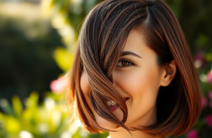 hairstyles for small foreheads