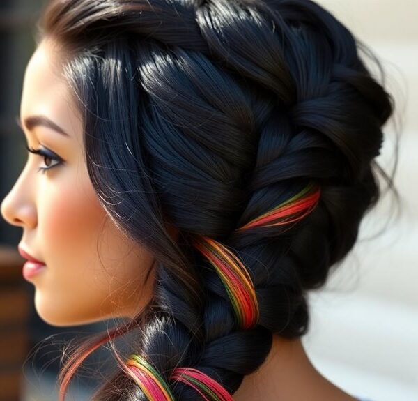 modern classic french braids