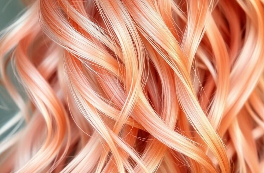 peach hair color ideas