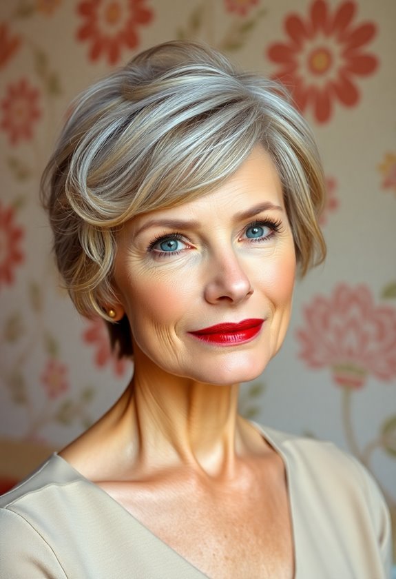 retro charm haircut style