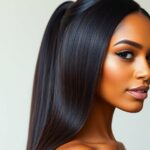 sleek weave ponytail hairstyles