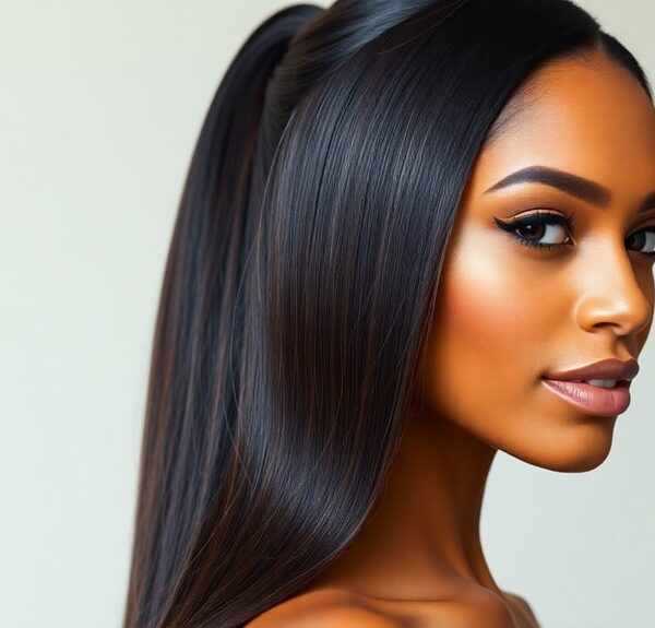 sleek weave ponytail hairstyles