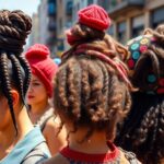 stylish beanie hair trends