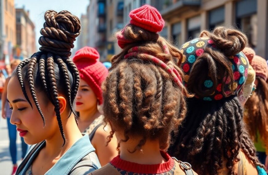 stylish beanie hair trends