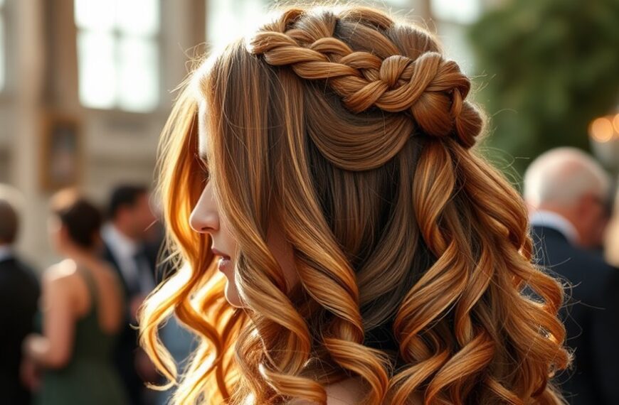 stylish half updos for events