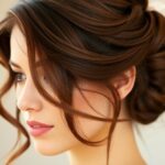 stylish half updos round faces