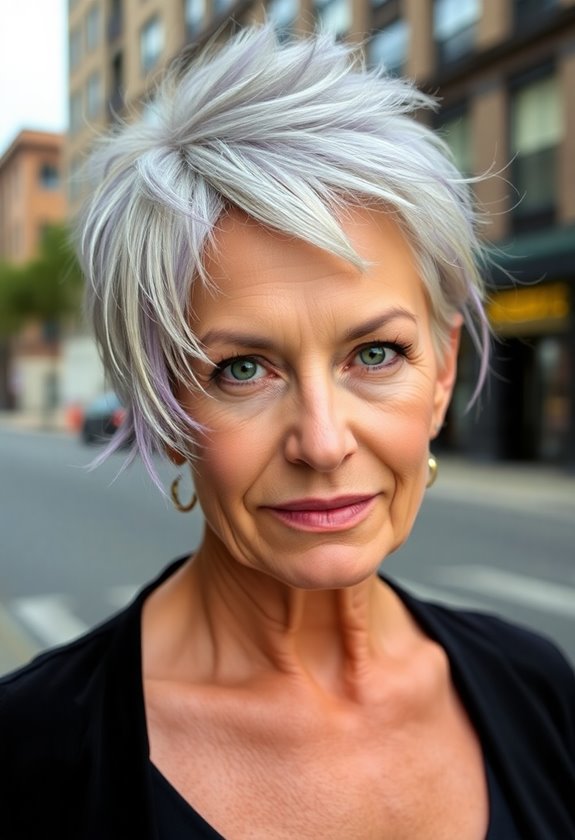 stylish irregular haircut design