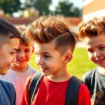stylish neat school haircuts