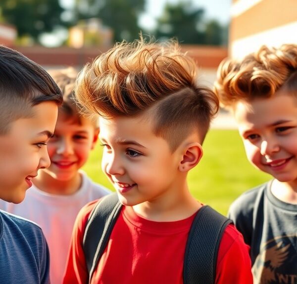 stylish neat school haircuts