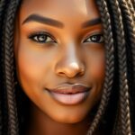 trendy box braid hairstyles