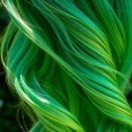 unique green ombre hairstyles