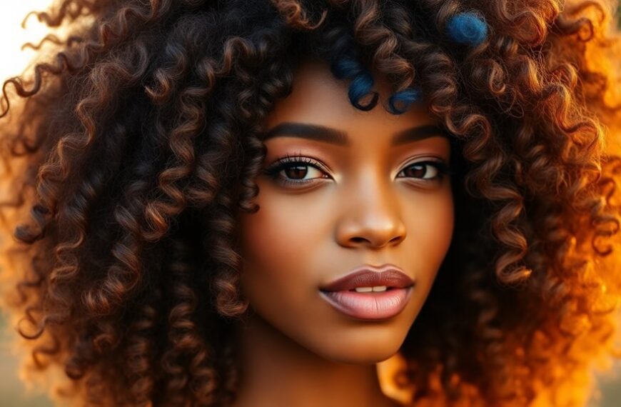 vibrant colors for afros