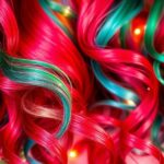 vibrant festive hair hues