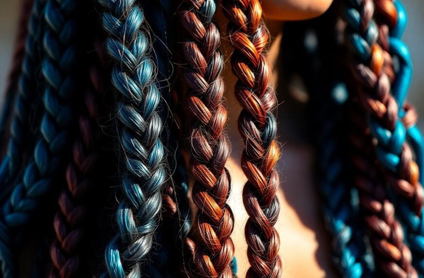 vibrant goddess braids styles
