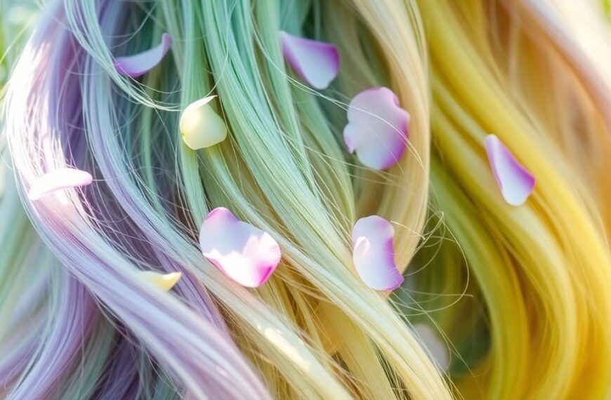 vibrant spring hair colors