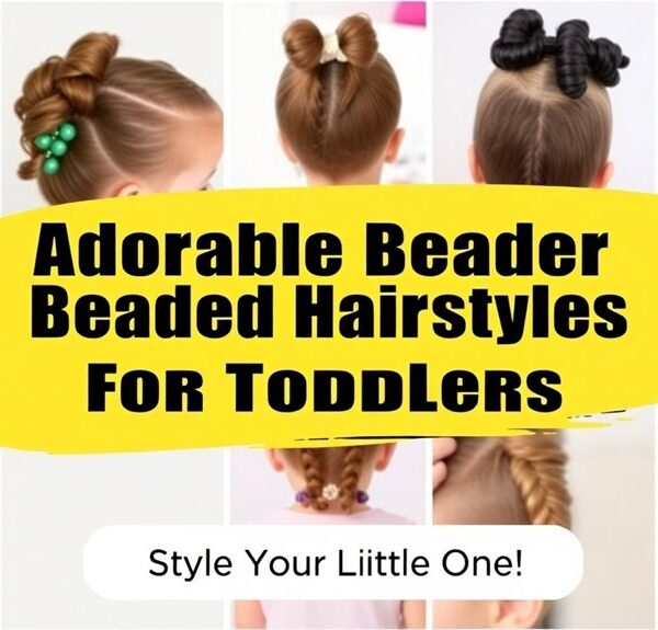 adorable toddler beaded hairstyles
