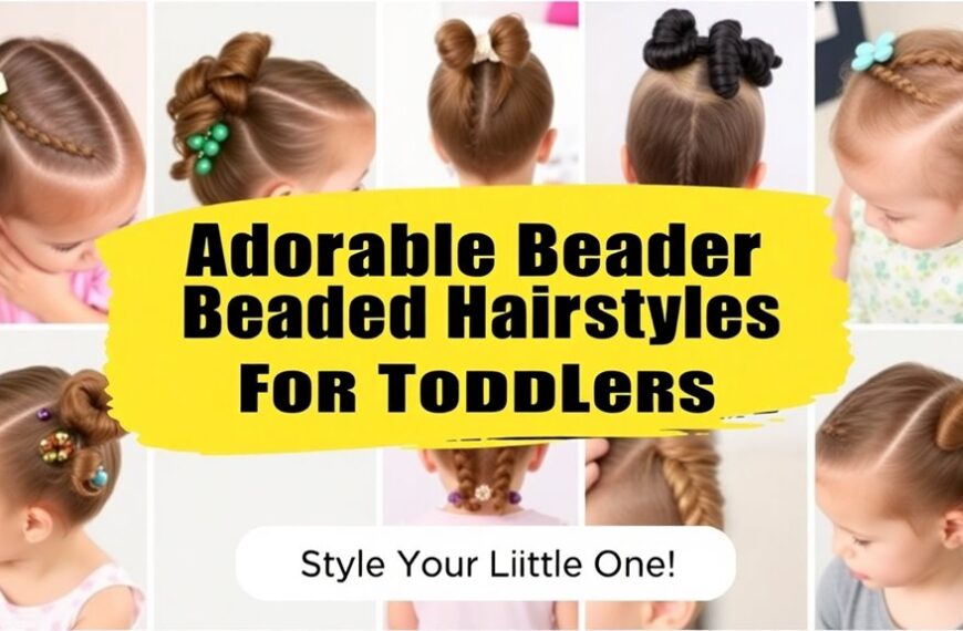 adorable toddler beaded hairstyles