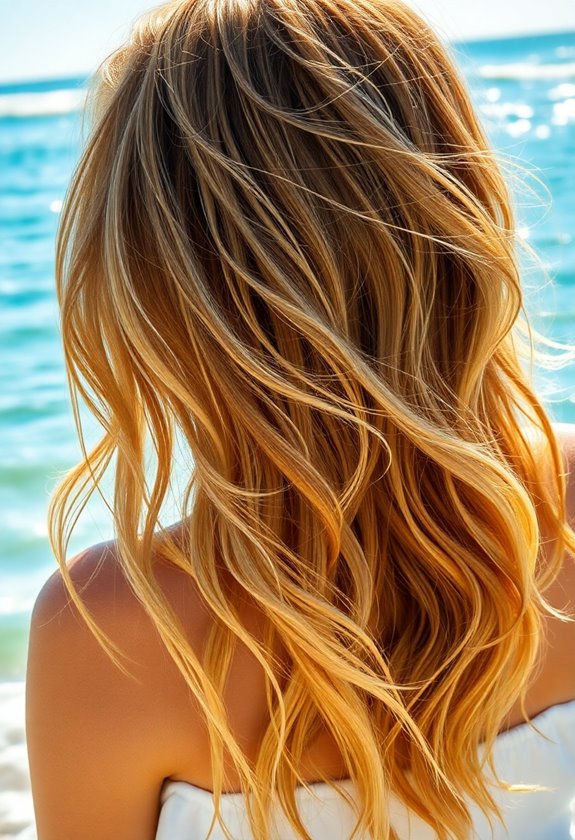 blonde hair with highlights