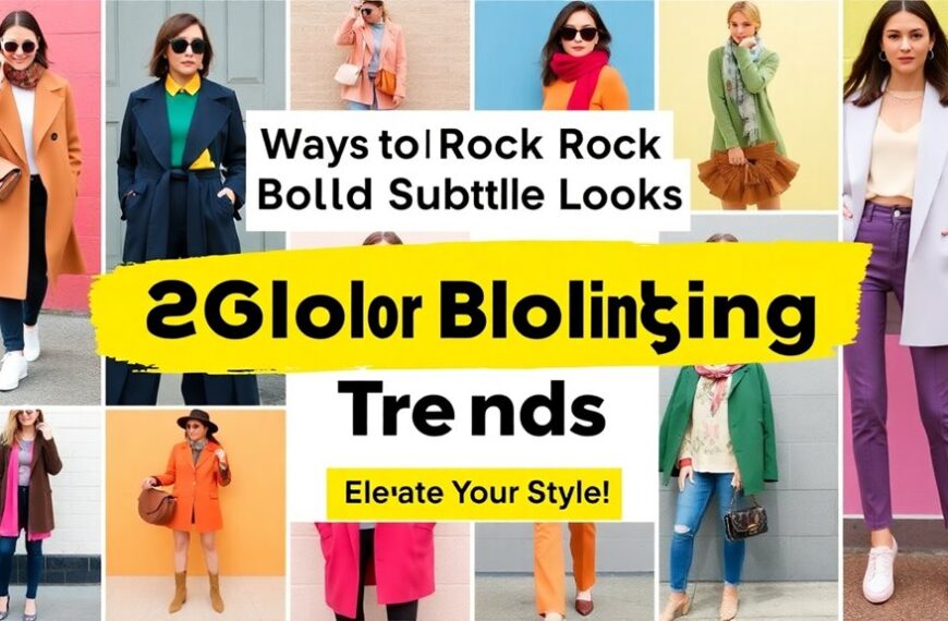 bold and subtle color trends