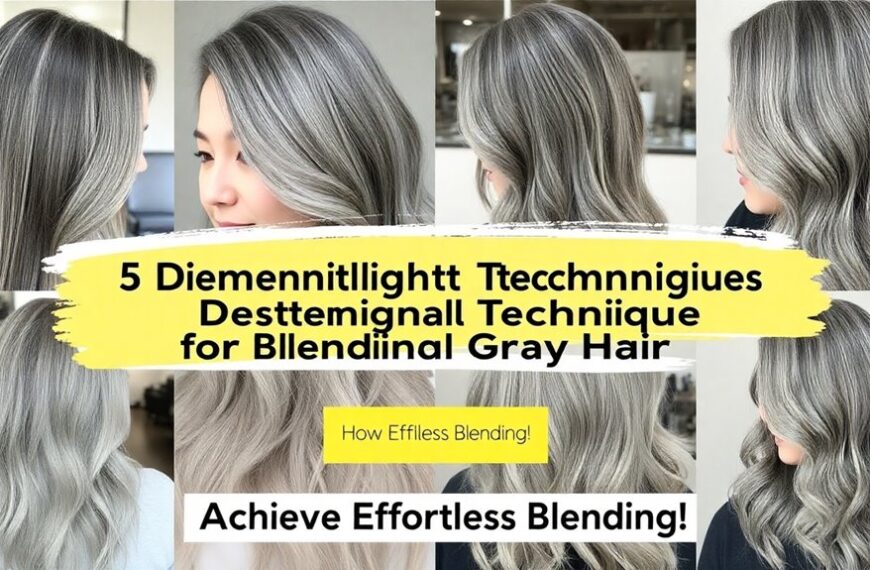 dimensional lowlight gray hair