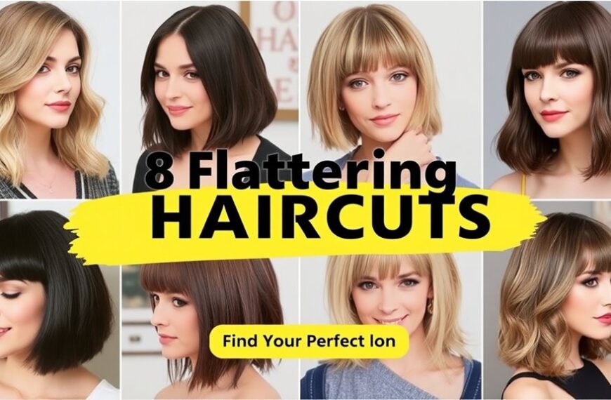 flattering haircuts for round faces