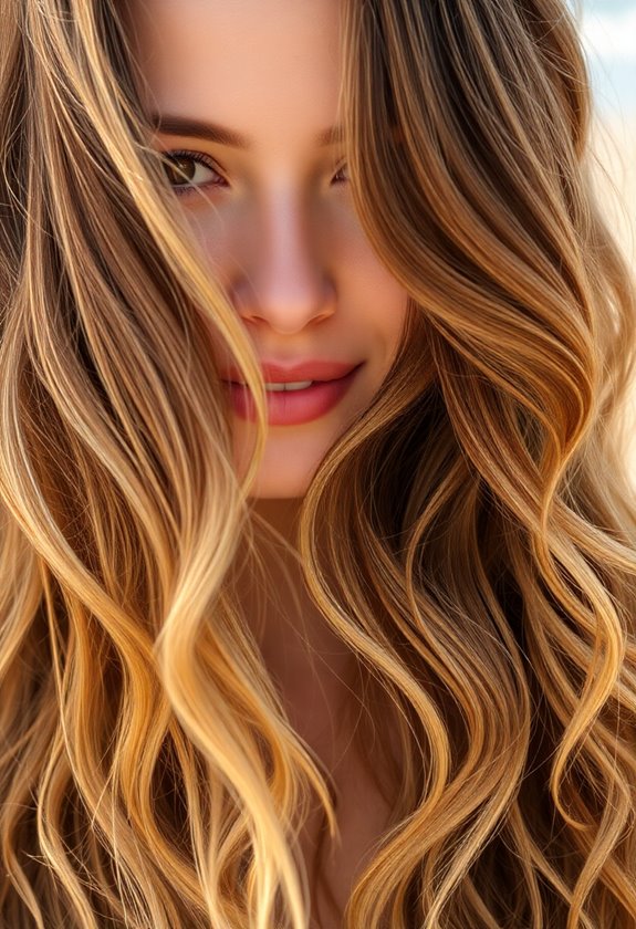 radiant champagne hair color