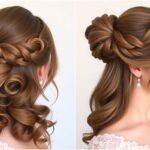 stunning long hair prom styles