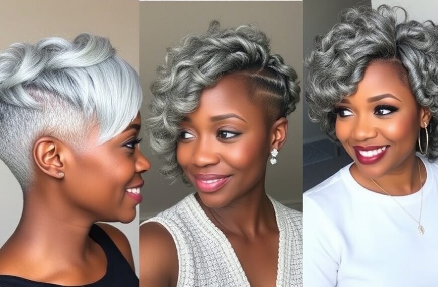 gray hairstyles for older women