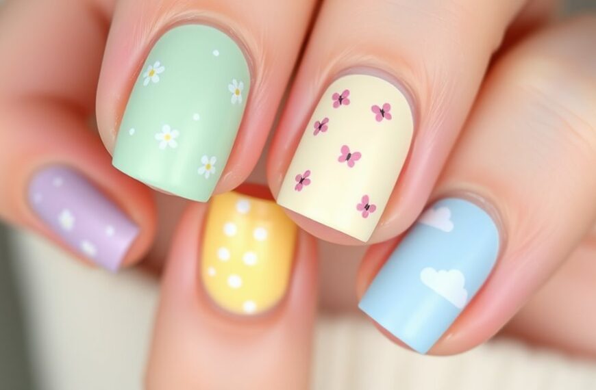 short natural nail designs