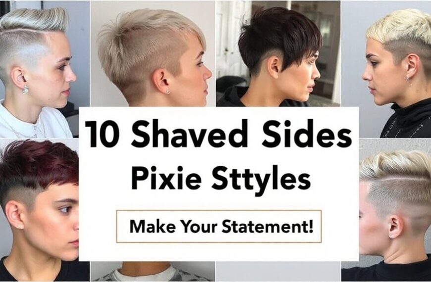 edgy shaved sides pixie