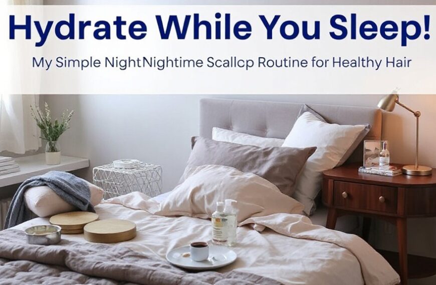 nighttime scalp hydration routine