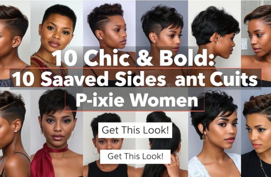 stylish shaved sides pixie