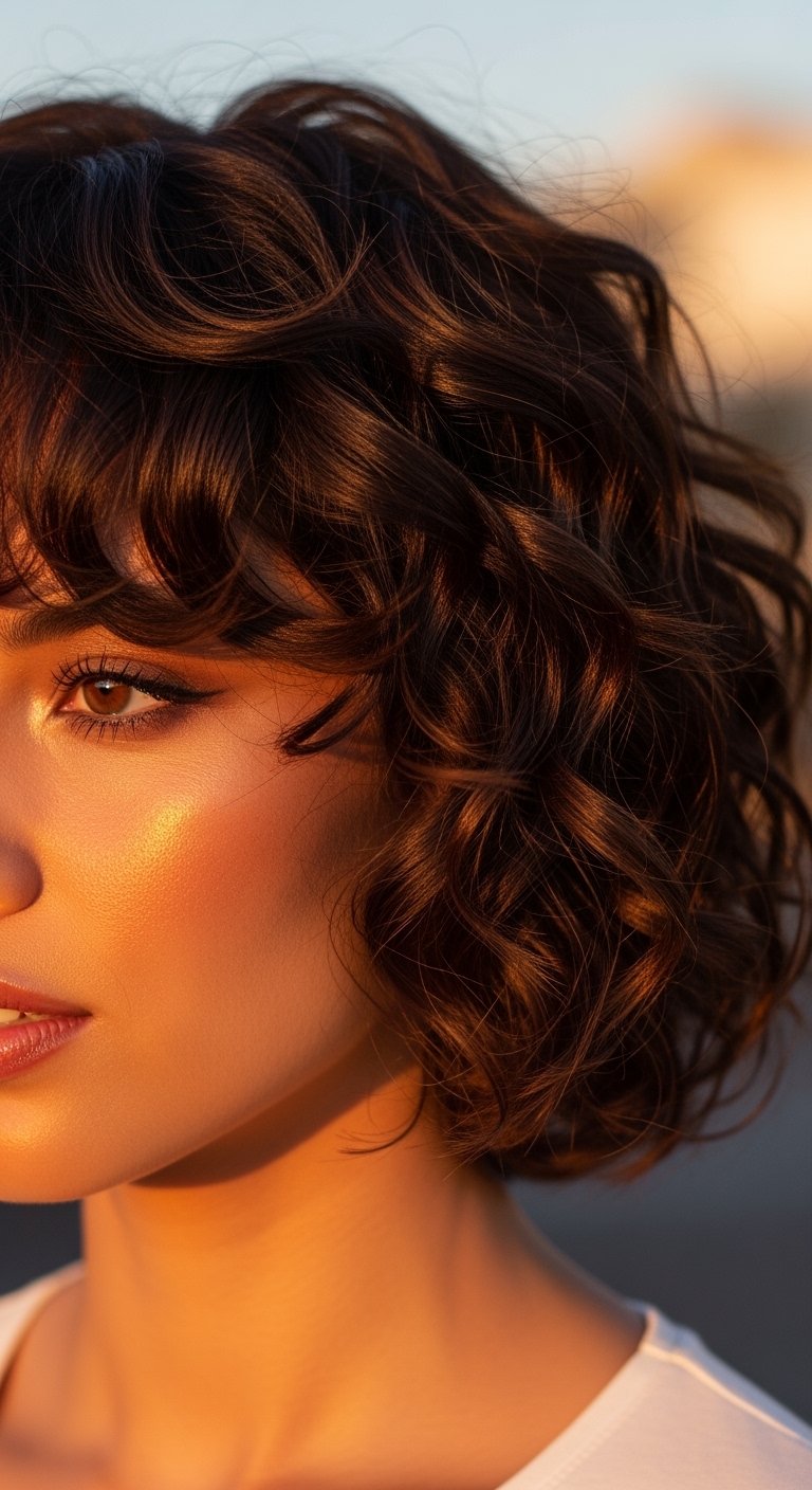 curly bangs hairstyle tips