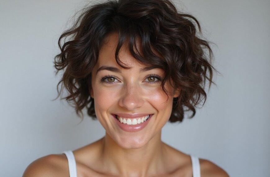 flattering short curly hairstyles